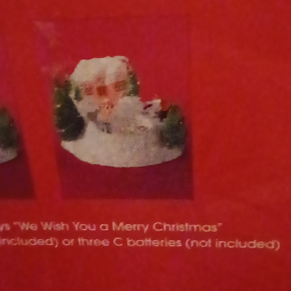 Vtg Musical Acrylic Lighted Snowman Skating Pond - Picture 12 of 15